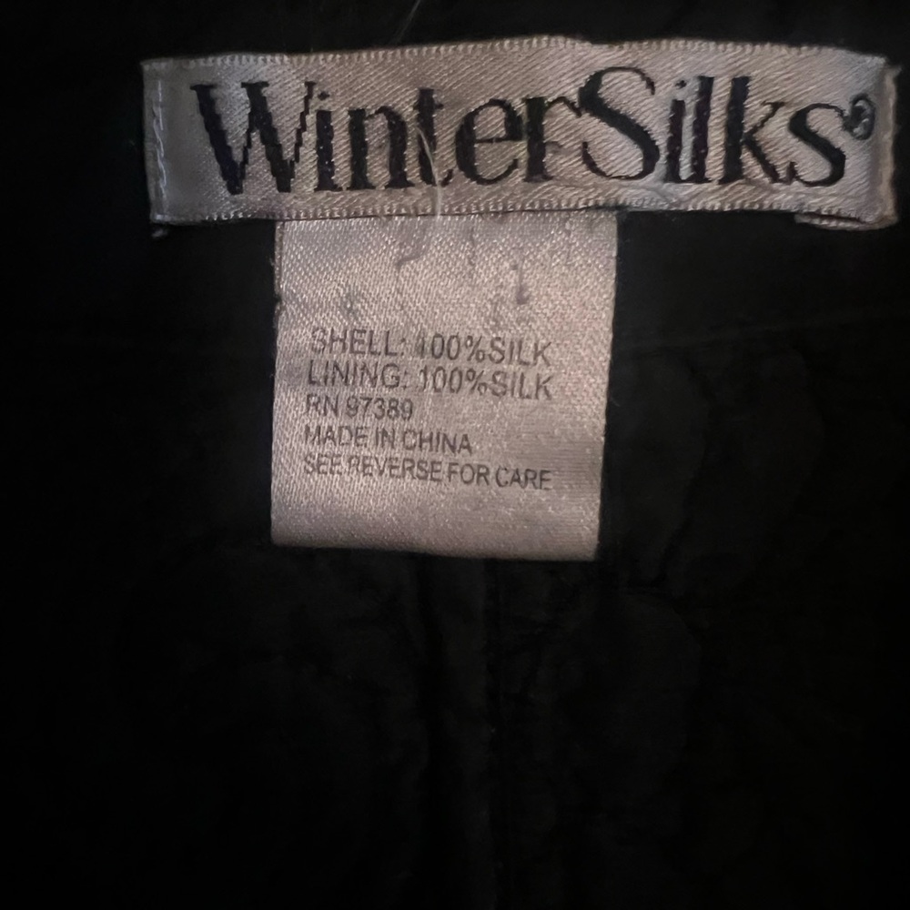 ♣️Textured Black Silk Button-Up Shacket♣️ - Picture 5 of 6